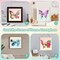 Pre Printed Canvases, 9 PCS Butterfly Painting Canvas 7.87 * 7.87” Butterfly Floral Themed Painting Canvas 9Pcs-Butterfly